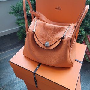 Hermes Lindy 34 Classic Orange - Excellent Condition